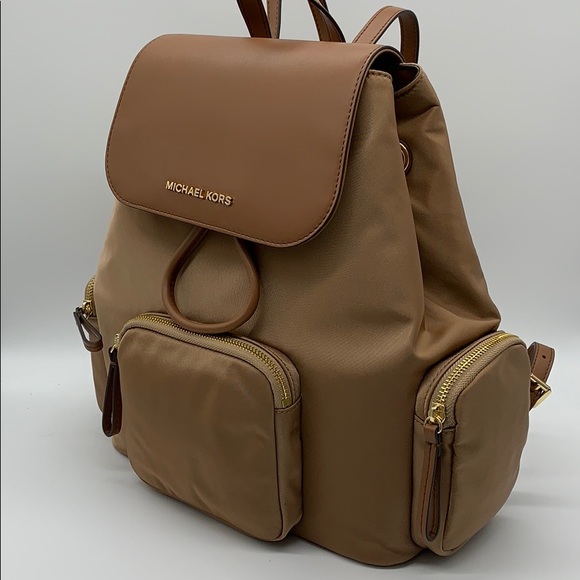 Michael Kors LARGE CARGO BACKPACK DARK KHAKI - Picture 3 of 8